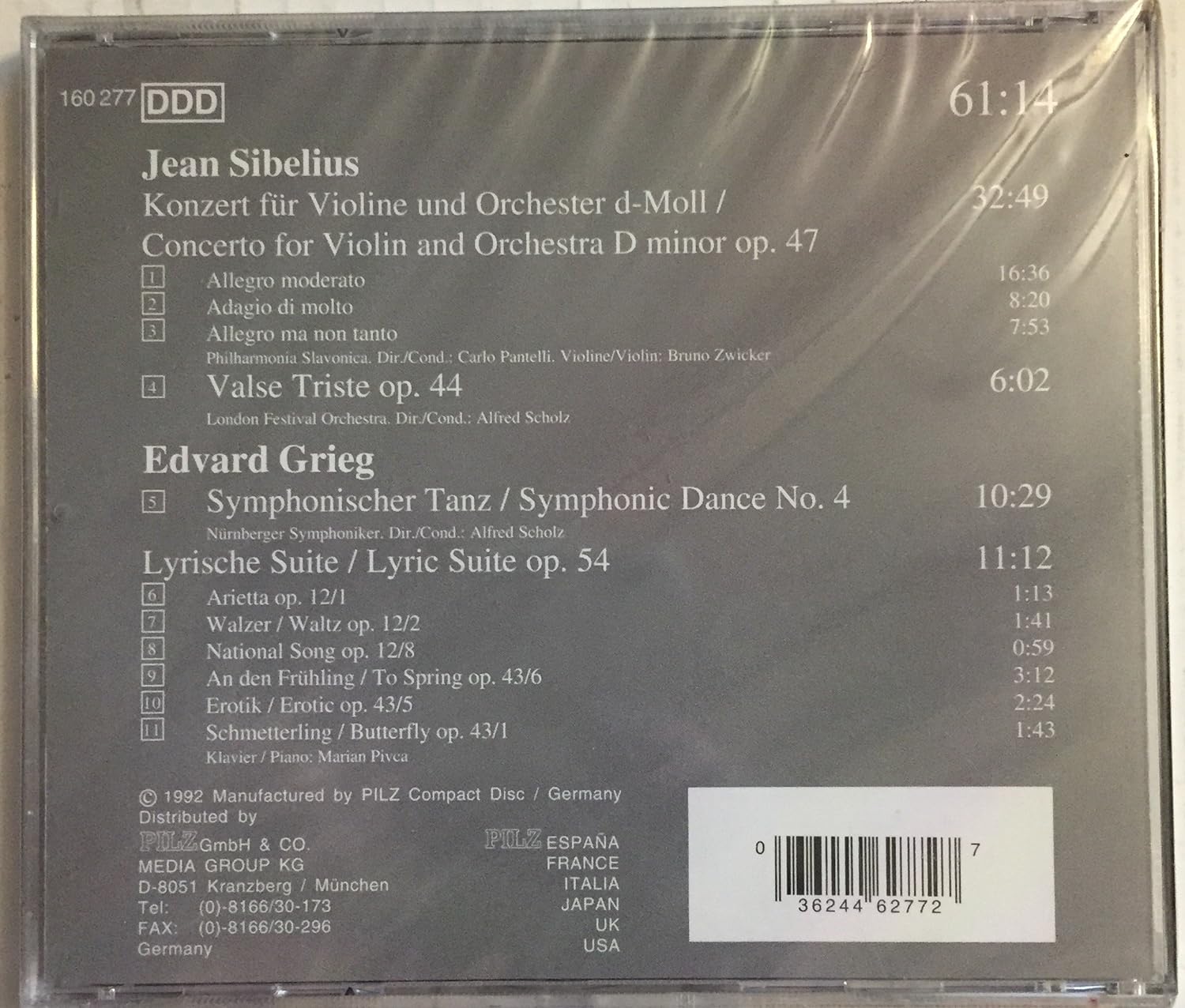 Symphonic Dance / Lyric Pieces