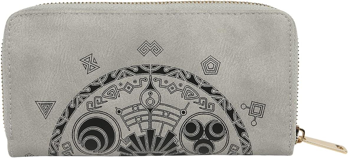 Nintendo Legend Of Zelda Symbols All-Over Print Zip-Around Wallet Purse, Female, Grey (Gw608606Zel)