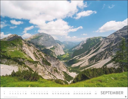 Heye Monats-Wandkalender Faszination Alpen 2024