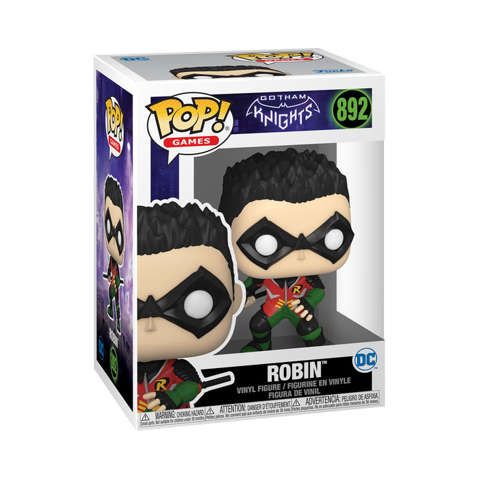 Funko POP! Games: Gotham Knights - Robin - Collectable Vinyl Figure - Gift Idea - Official Merchandise - Toys for Kids & Adults - Video Games Fans - Model Figure for Collectors and Display