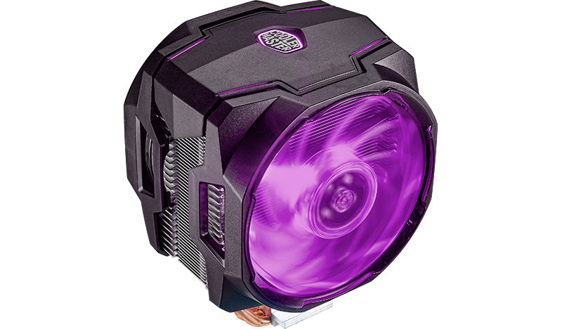 Cooler Master MasterAir MA610P RGB CPU Air Cooling System, 2 x RGB MasterFan 120 Air Balance Fans in Push-Pull Configuration,6 Heat Pipes,Improved Contact Plate,Universal Compatibility,RGB Controller