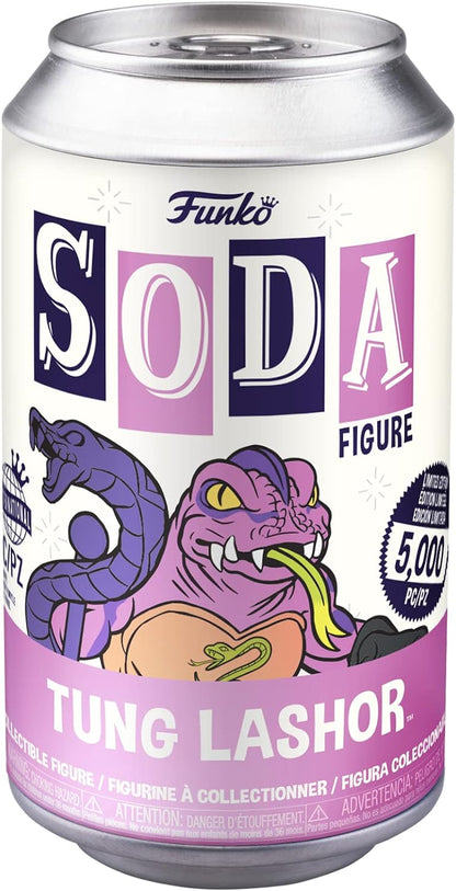 Funko Vinyl SODA: Motu - Tung Lashor - 1/6 Odds for Rare Chase Variant - (Styles May Vary) - Masters of The Universe - Collectable Vinyl Figure - Gift Idea - Official Merchandise - TV Fans One Size Multicolor