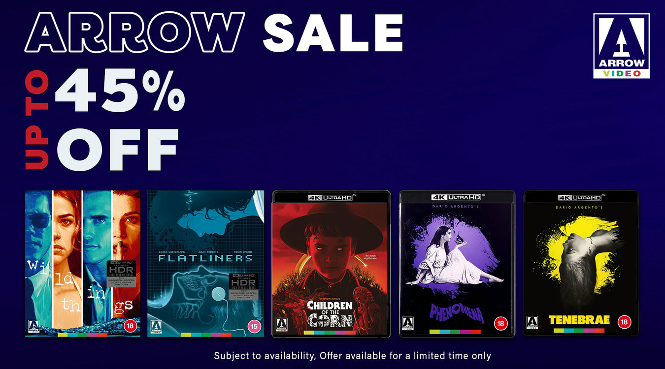 Arrow Video Offers - Up to 45% Off Selected titles