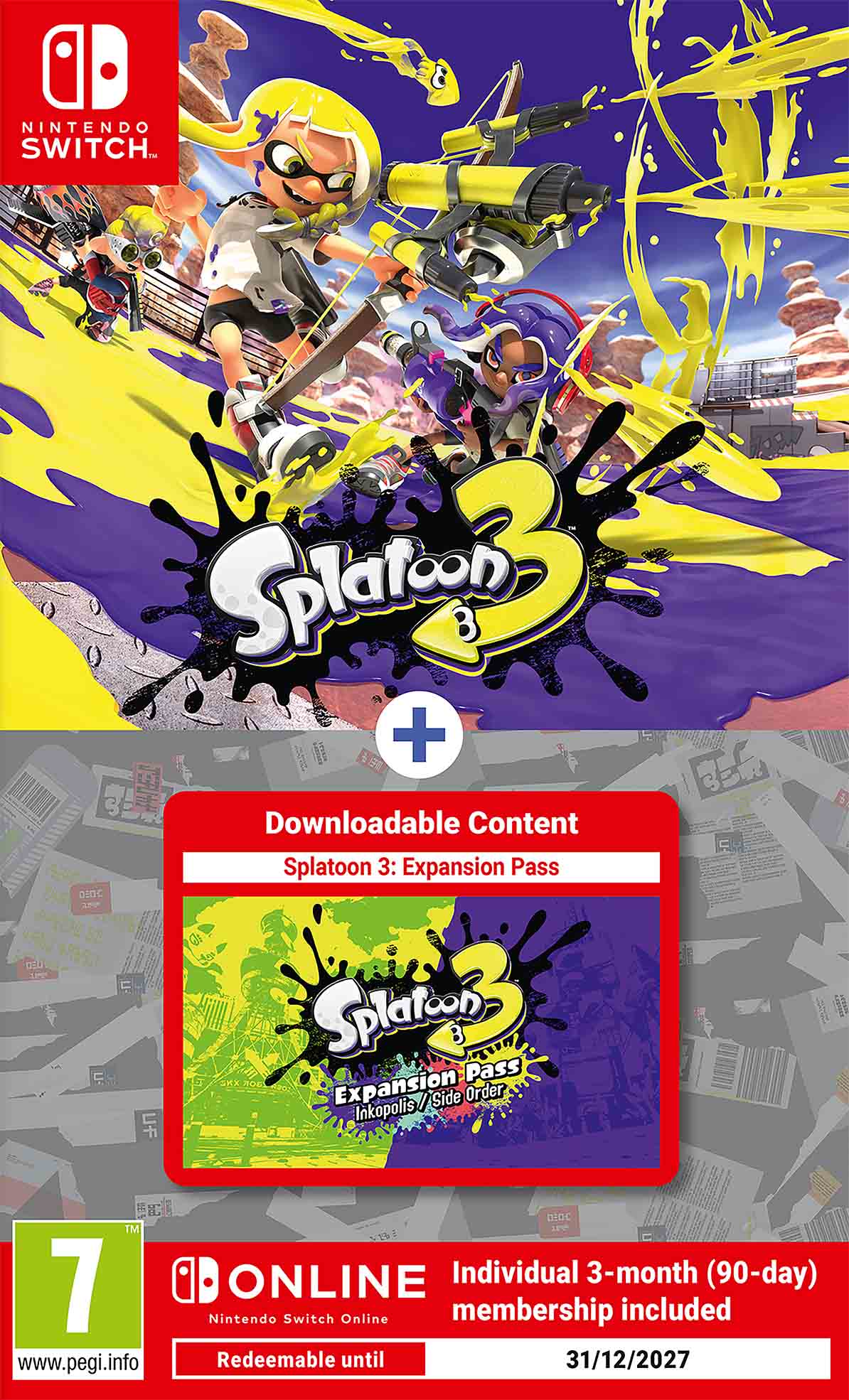 Splatoon 3 + Expand Pass + 3 Months Nso