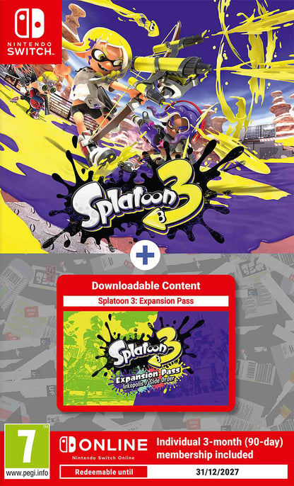 Splatoon 3 + Expand Pass + 3 Months Nso