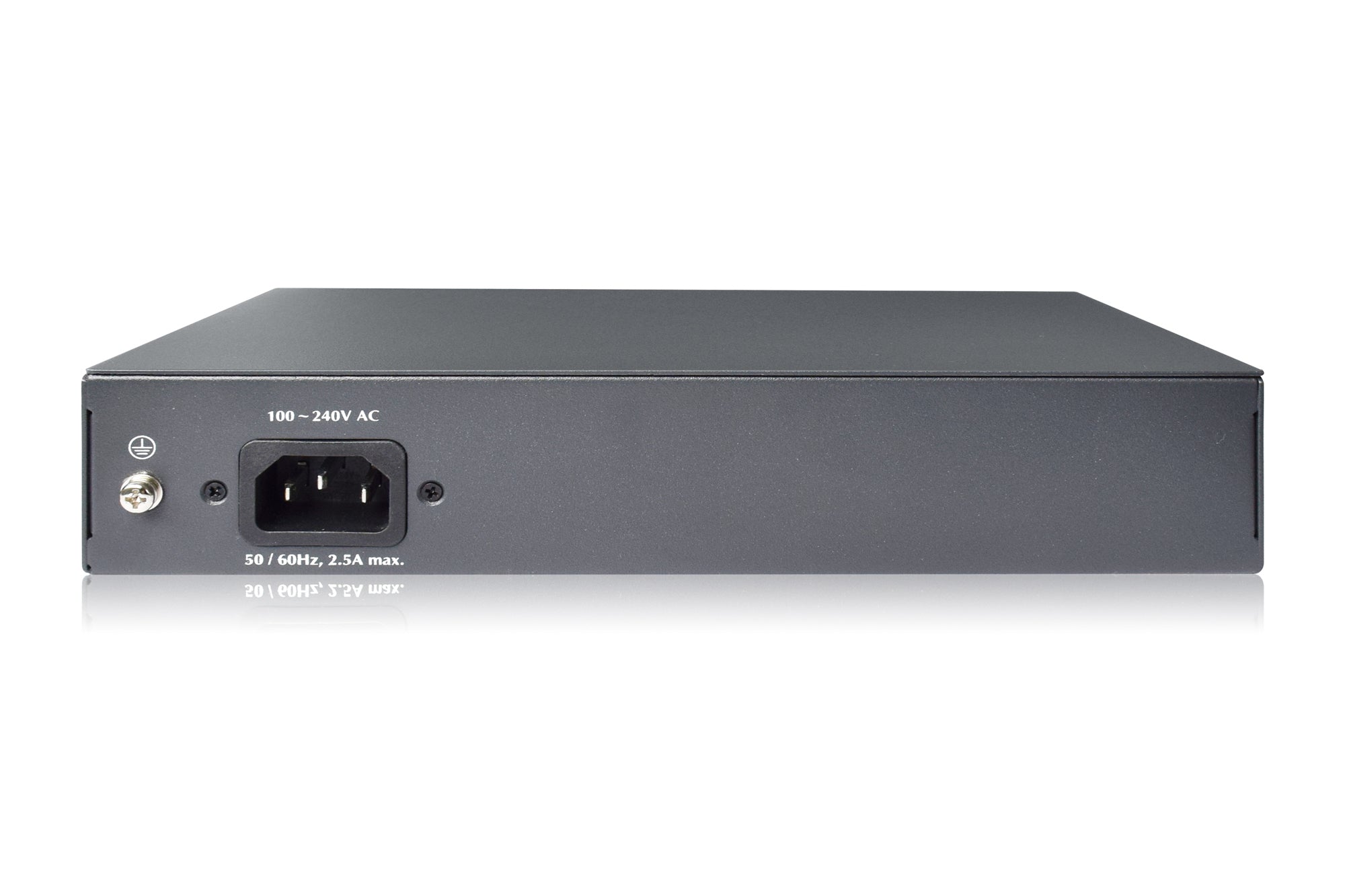 Digitus 8 Port Fast Ethernet PoE Switch, 19 Inch, Unmanaged, 2 Uplinks