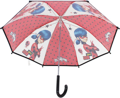 Disney: Vadobag - Miraculous - Rainy Days Red (Umbrella / Ombrello)