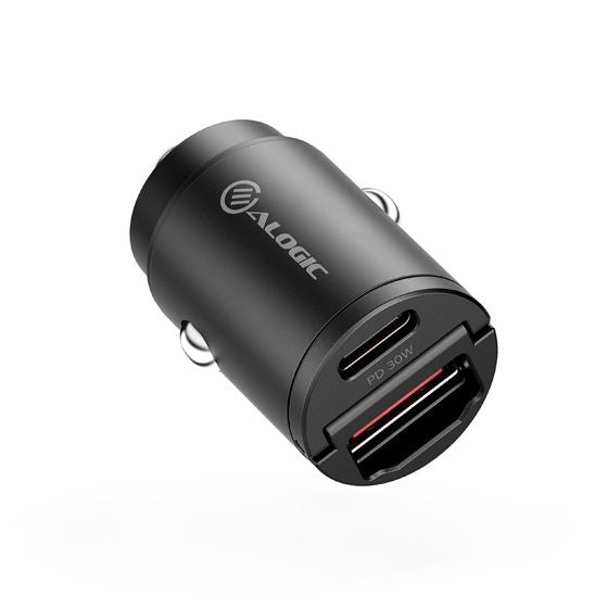 Rapid Power 30W Car Charger 1X Usb-C Port 1X Usb-A Port