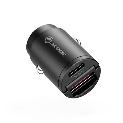 Rapid Power 30W Car Charger 1X Usb-C Port 1X Usb-A Port