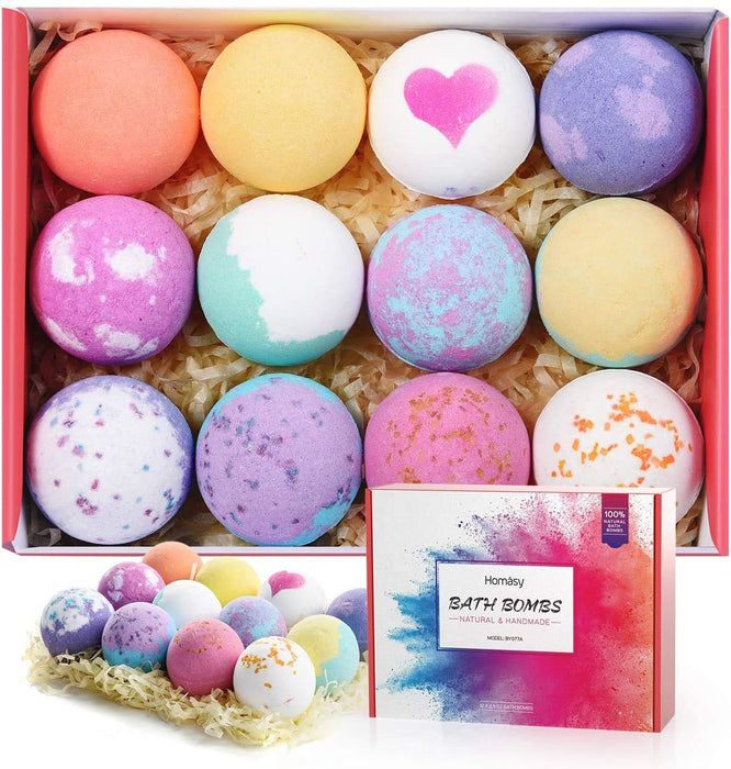 Bath Bombs, 12 Packs Bath Bomb Gift Set - [Dutch Import]