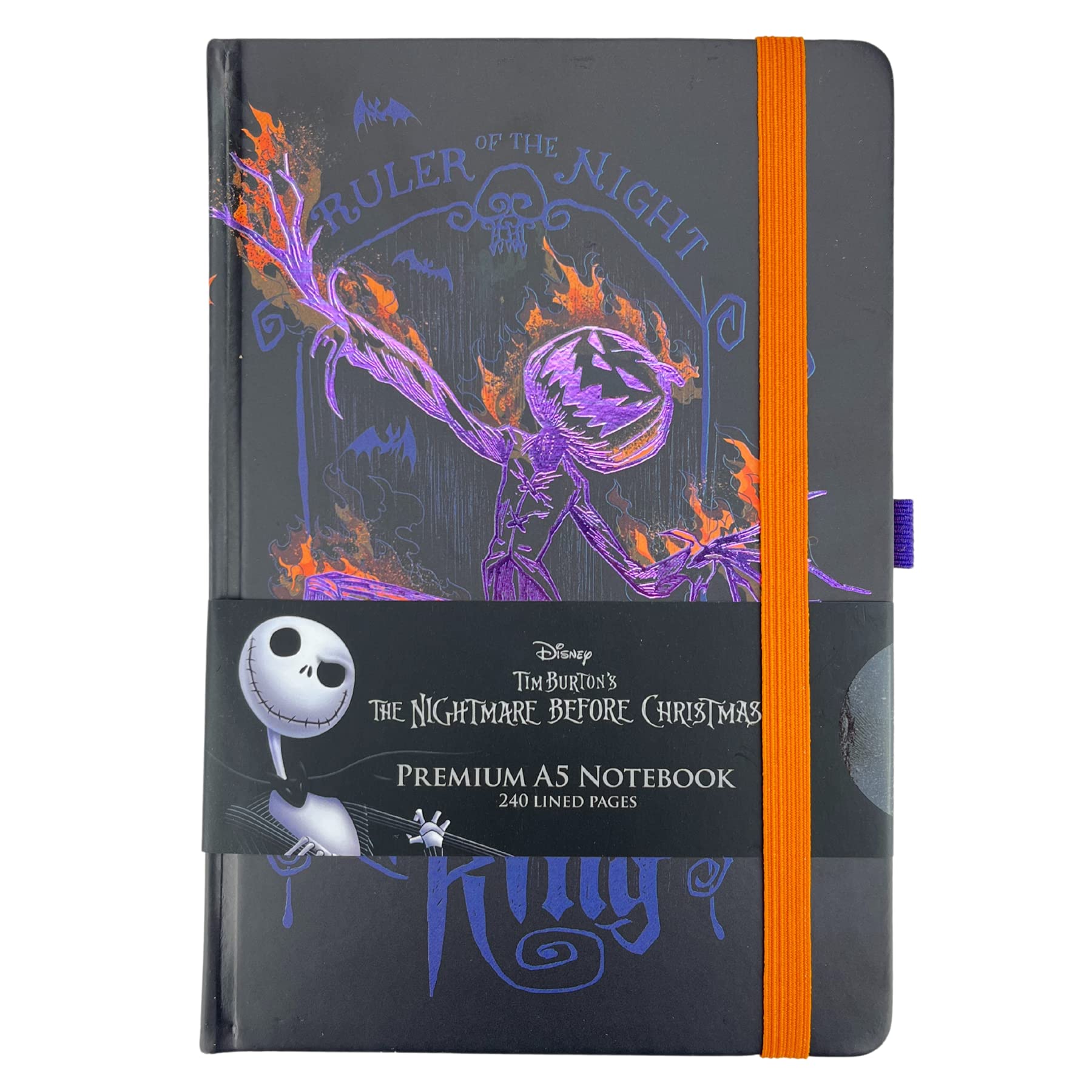 Nightmare before Christmas - Pumpkin King A5 Notebook standard size Multi-Colour