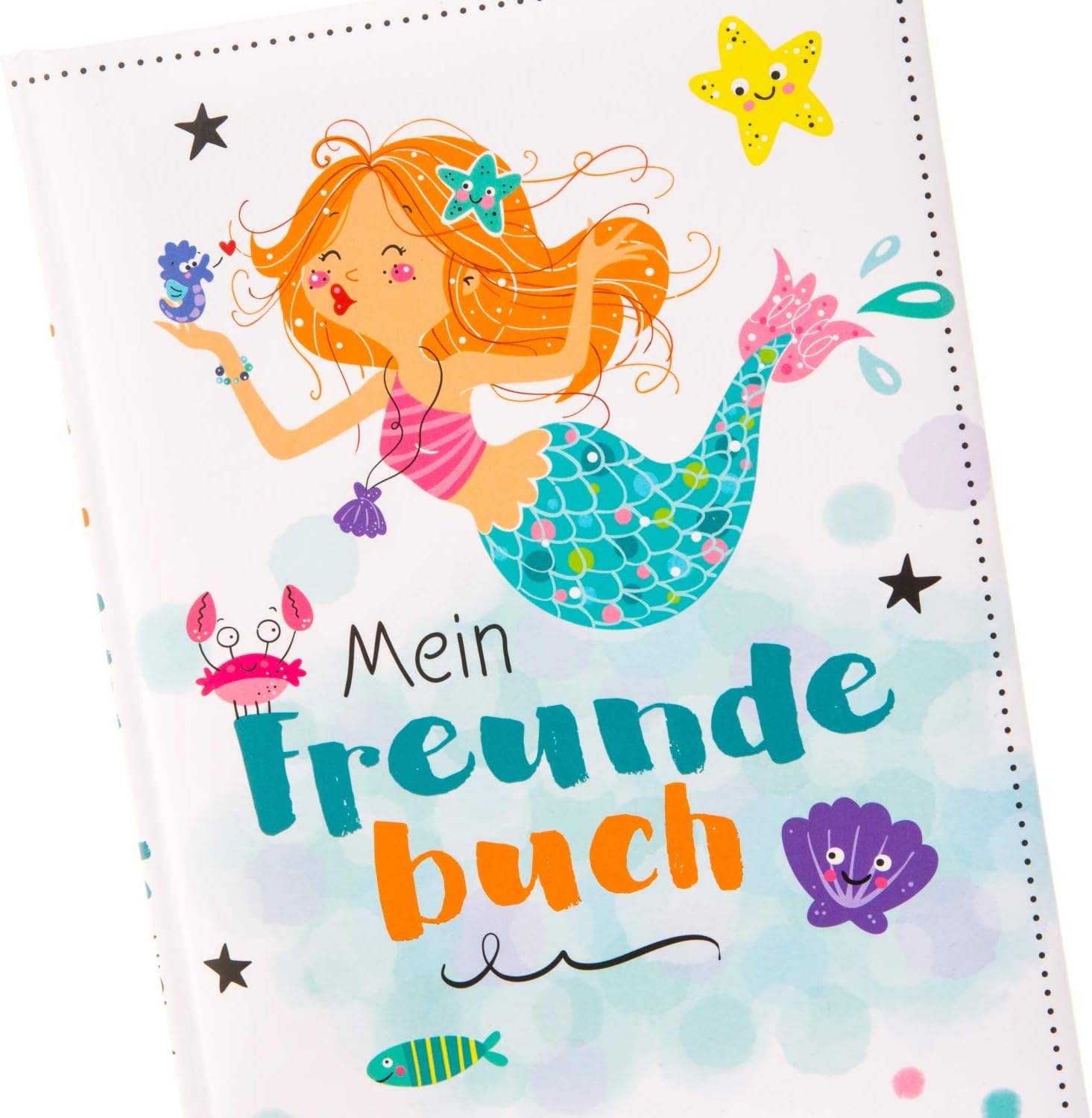 goldbuch Freundebuch Fraulein Meer ca. DIN A5 lini