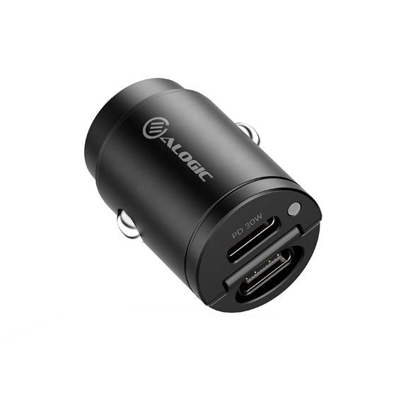 Alogic Rapid Power 30W Car Charger 2X Usb-C Ports
