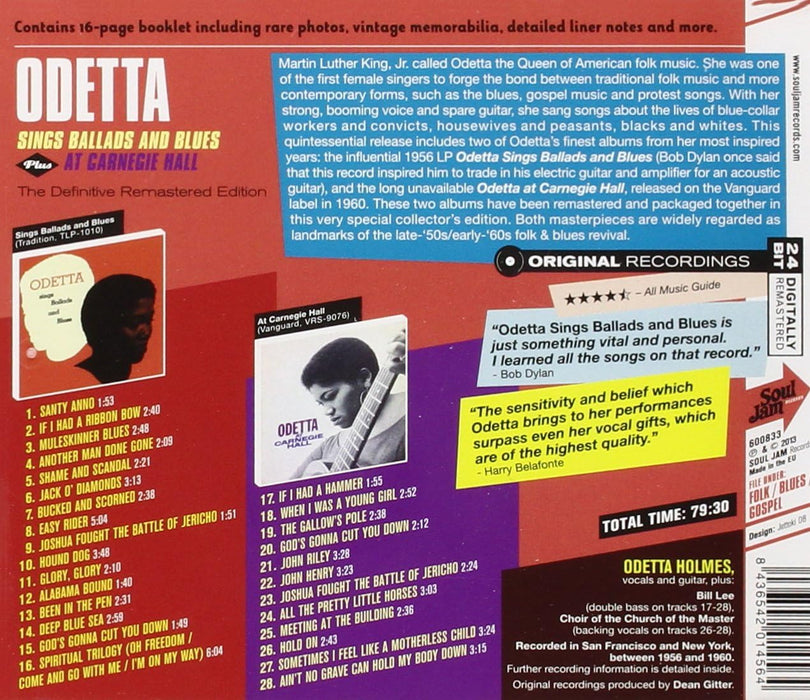 Sings Ballads & Blues + At Carnegie Hall