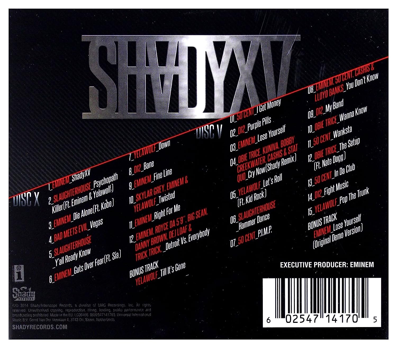 Eminem: Shady xv