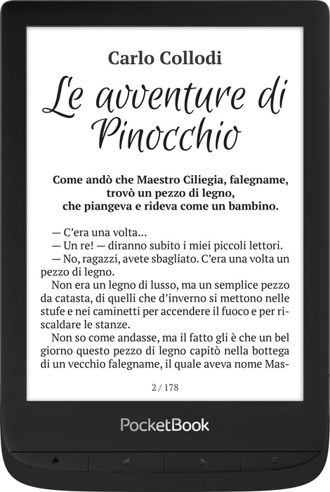 PocketBook Touch Lux 5 e-book reader Touchscreen 8 GB Wi-Fi Black