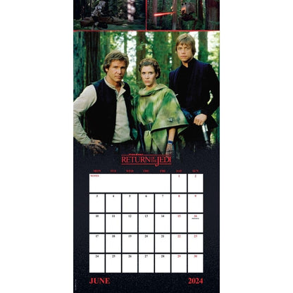 Star Wars Classic 2024 Square Wall Calendar