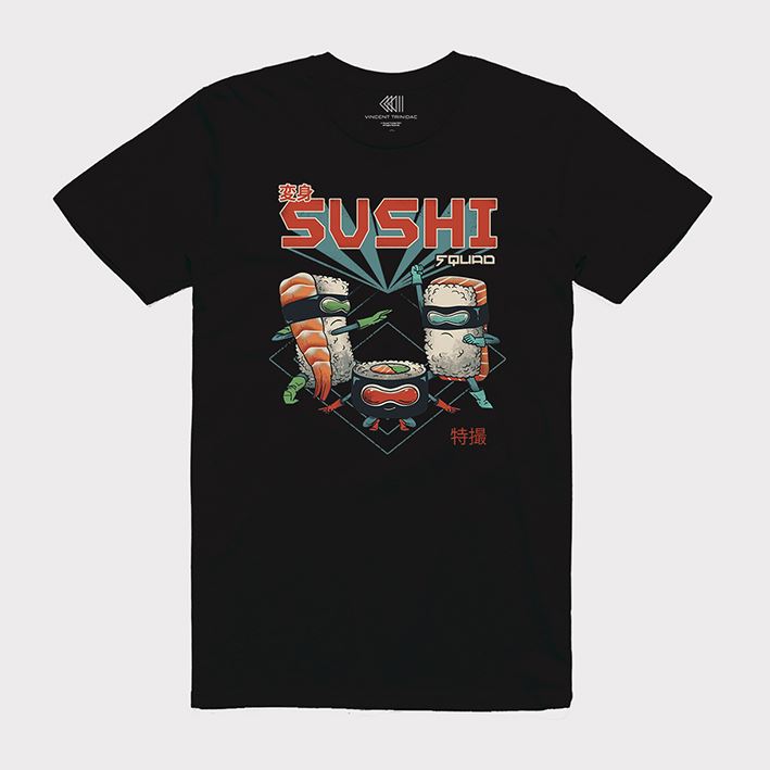 Vincent Trinidad (Sushi Squad) Black Short Sleeve
