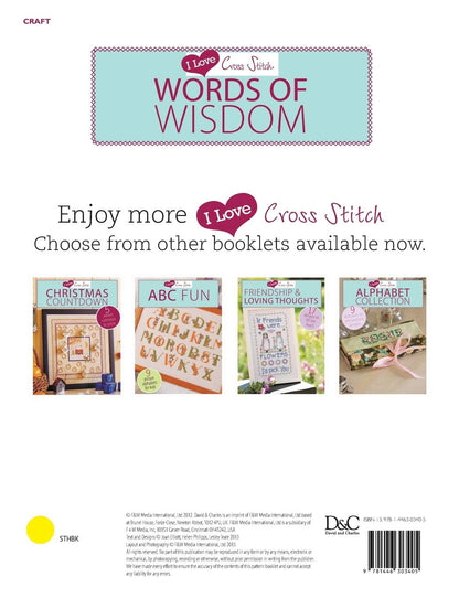 I Love Cross Stitch - Words of Wisdom