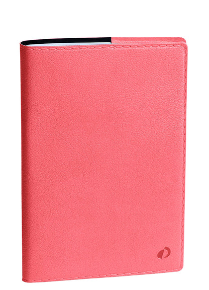 Quo Vadis 003652Q Agenda RIGIRO Italian Language Year 2023 Coral Color Size 9x12.5 cm Weekly 13 Months December-December White Paper Removable Address Book Cover in Synthetic Tuscany