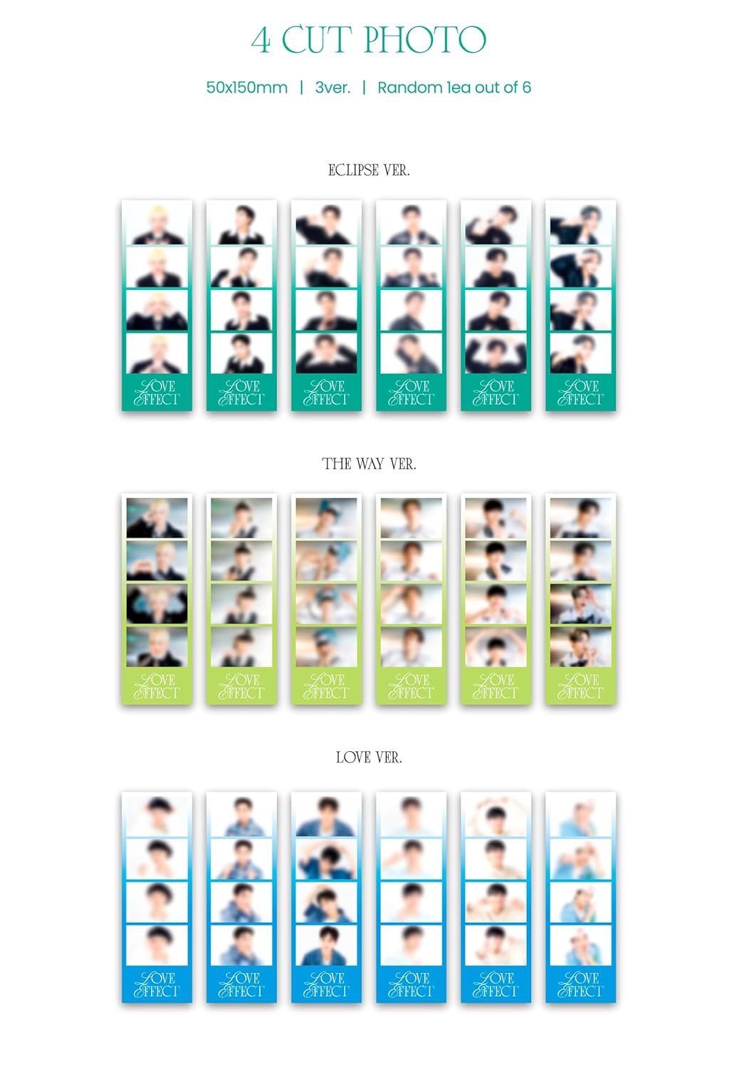 Love Effect - Random Cover - incl. 96pg Photobook, 12pg Lyric Book, Sticker, 2 Photocards, 4-Cut Photo, Love Medical Certificate, Message Card + Folded Poster