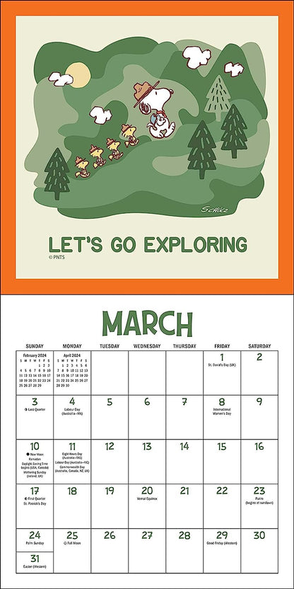 Peanuts 2024 Mini Wall Calendar