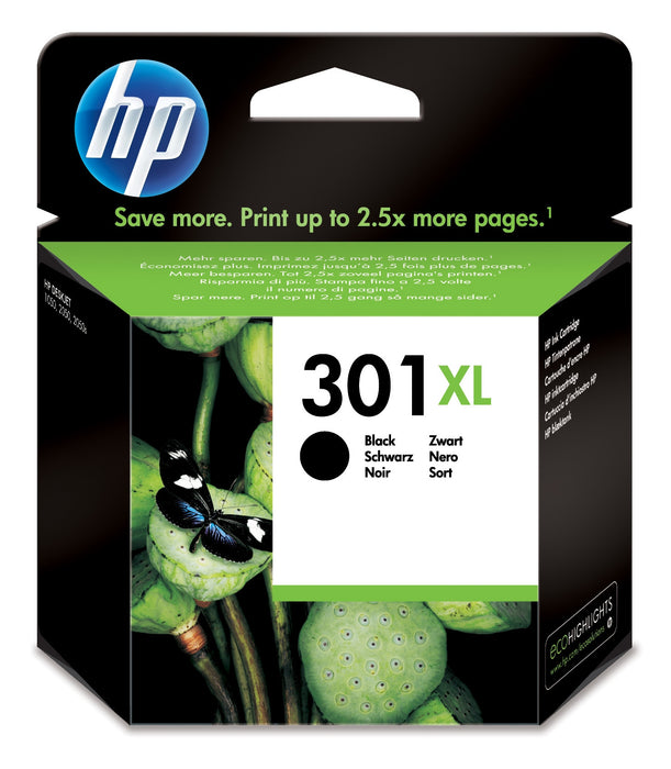 HP 301XL - CH563E - Inktcartridge / Zwart (8 ml)