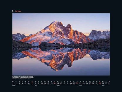 KUNTH Monats-Wandkalender Farben der Erde Europa 2