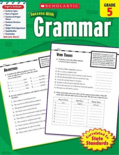 Scholastic Success with Grammar: Grade 5 Workbook