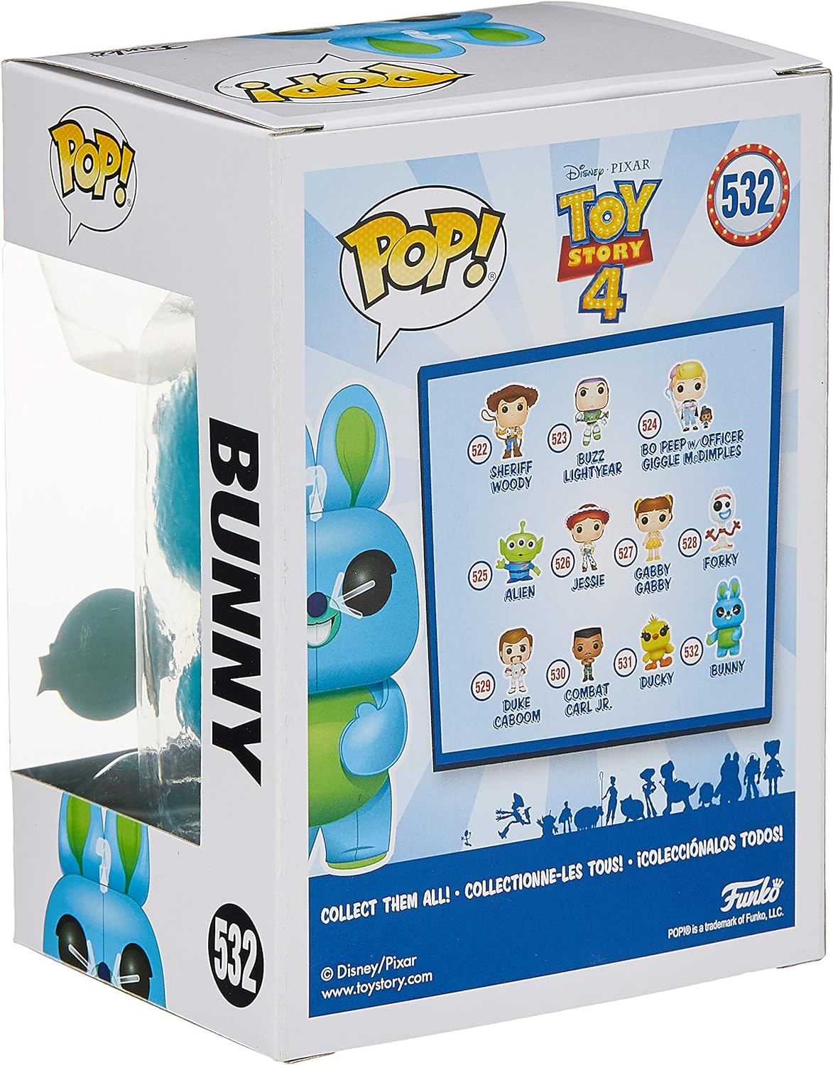 Funko 37470 Pop! Disney: Toy Story 4 - Bunny (Flocked) #532