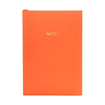 Colourblock A5 Notebook Vivid Coral