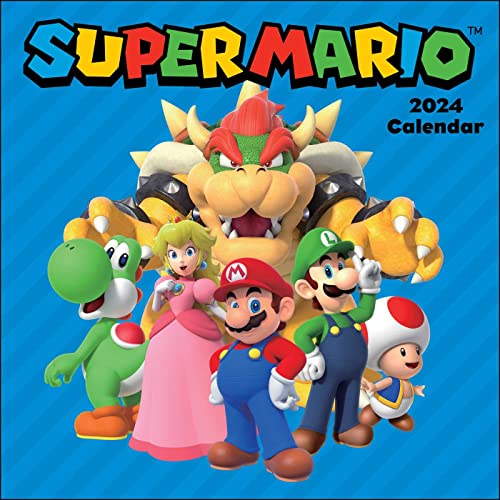 Wall - Cal 24 Super Mario 2024 Wall Calendar