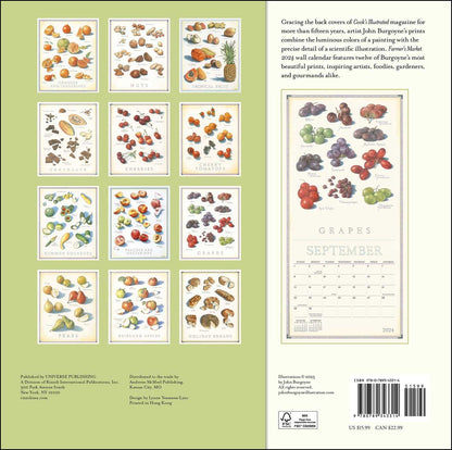 Farmer’s Market 2024 Wall Calendar