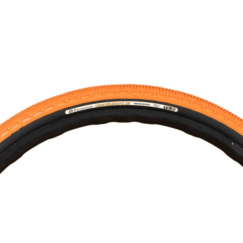 Panaracer Gravel King SK Colour Edition TLC Gravel Tyre Sunset Orange/Black 700x43c