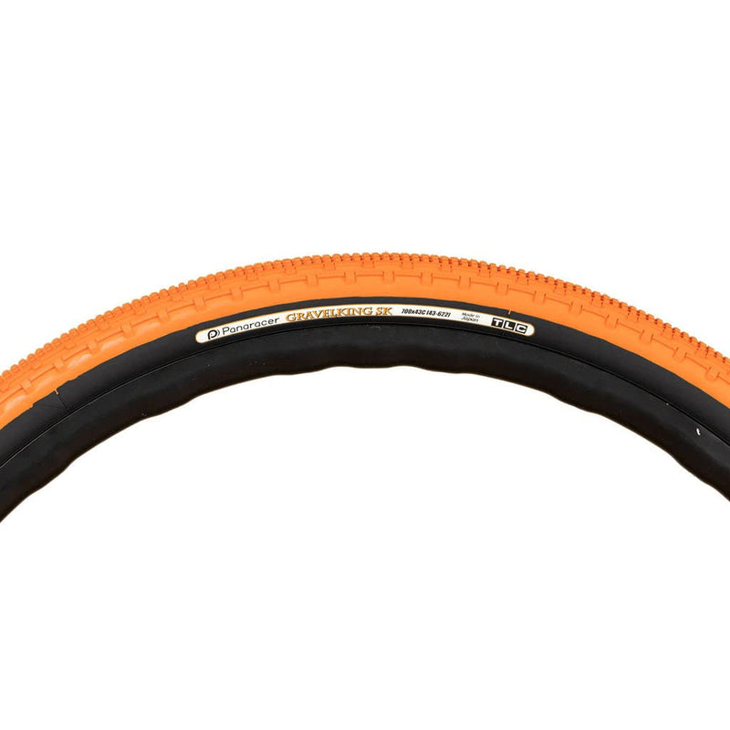 Panaracer Gravel King SK Colour Edition TLC Gravel Tyre Sunset Orange/Black 700x43c
