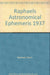 Raphael's Astronomical Ephemeris