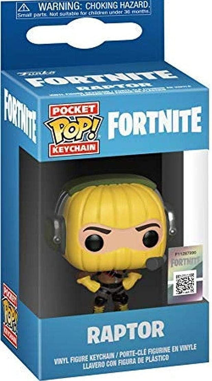 Funko 36966 Pop! Keychain: FortniteRaptor, Multicolor
