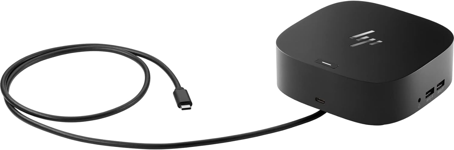 HP USB-C 120W Dock G5 - Expand Ports, Connect Up to Three Displays - Space-Saving Design