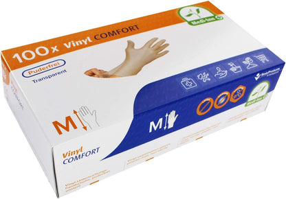 PAPSTAR unisex Einmalhandschuhe COMFORT transparen