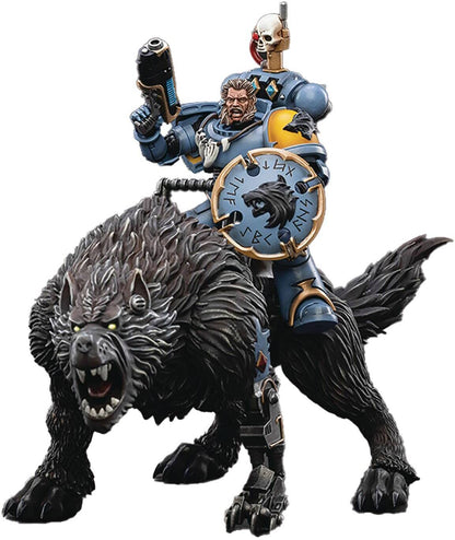 Bloomage Joytoy Tech - Joytoy Warhammer 40,000 - Space Wolves Thunderwolf Cavalry Frode 1/18 Figure (Net)