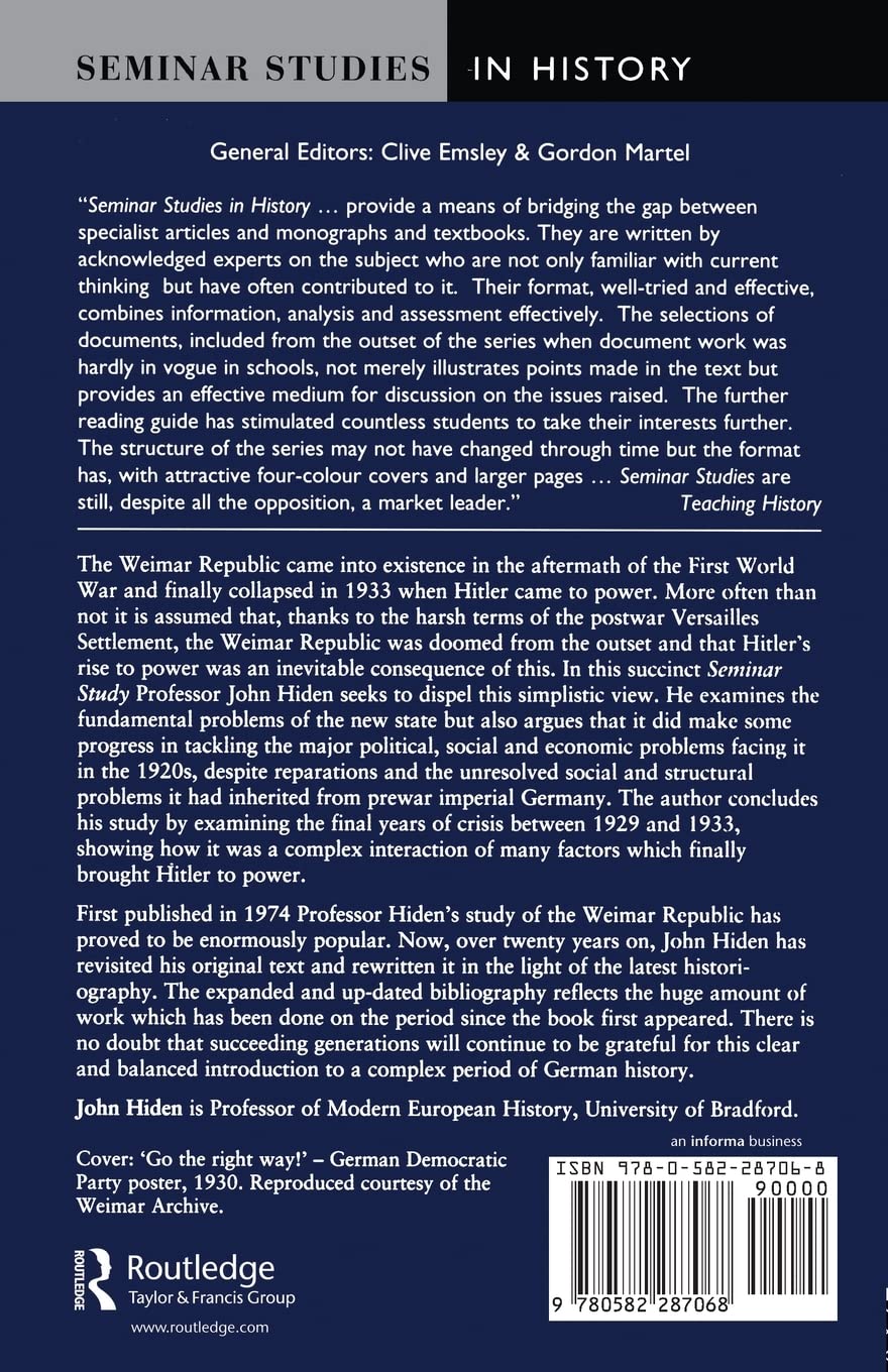 The Weimar Republic