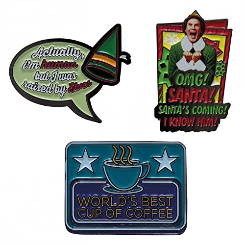 Buddy - Der Weihnachtself Ansteck-Pins 3er-Set Lim