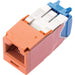 Panduit CJ6X88TGOR Category-6A 8-Wire TG-Style Jack Module, Orange