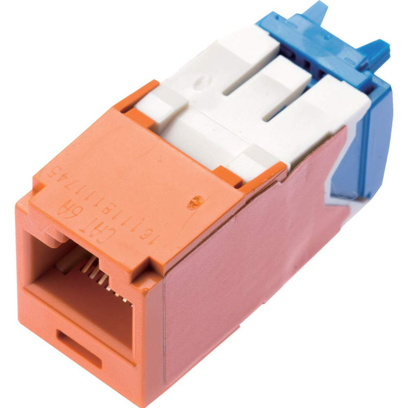 Panduit CJ6X88TGOR Category-6A 8-Wire TG-Style Jack Module, Orange