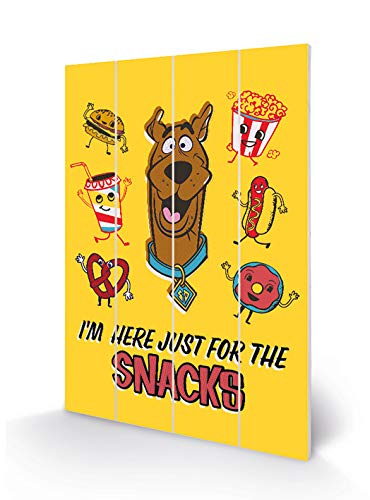 SCOOBY DOO - Wood Print 40X59 - Snacks