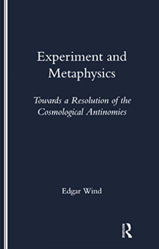 Experiment and Metaphysics