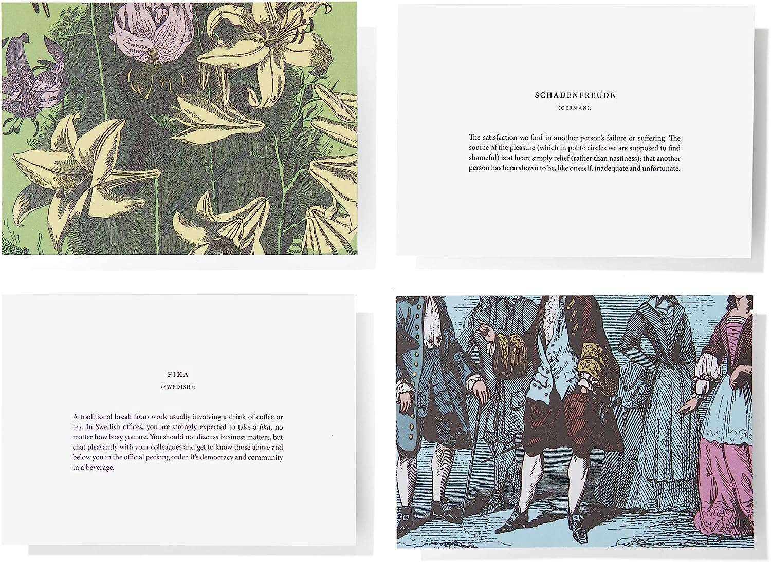 Untranslatable Words - Card Set