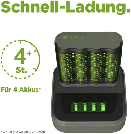 GP ReCyko USB-Akku-Ladegerat mit Docking Station