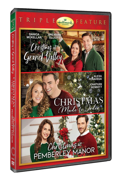 Hallmark Holiday Collection Triple Feature: Christmas At GrandValley/Christmas Made To Order/Christmas At Pemberley Manor