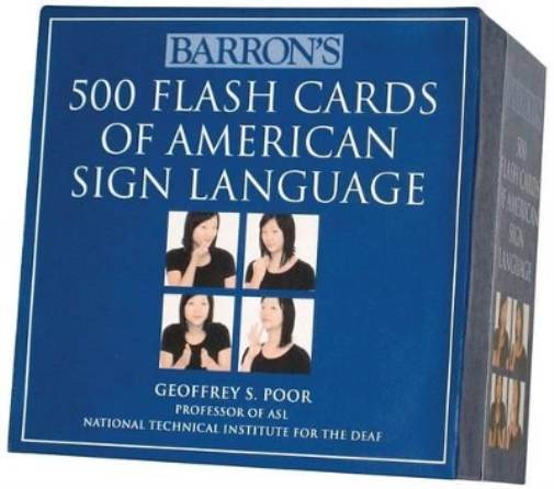 500 Flash Cards of American Sign Language